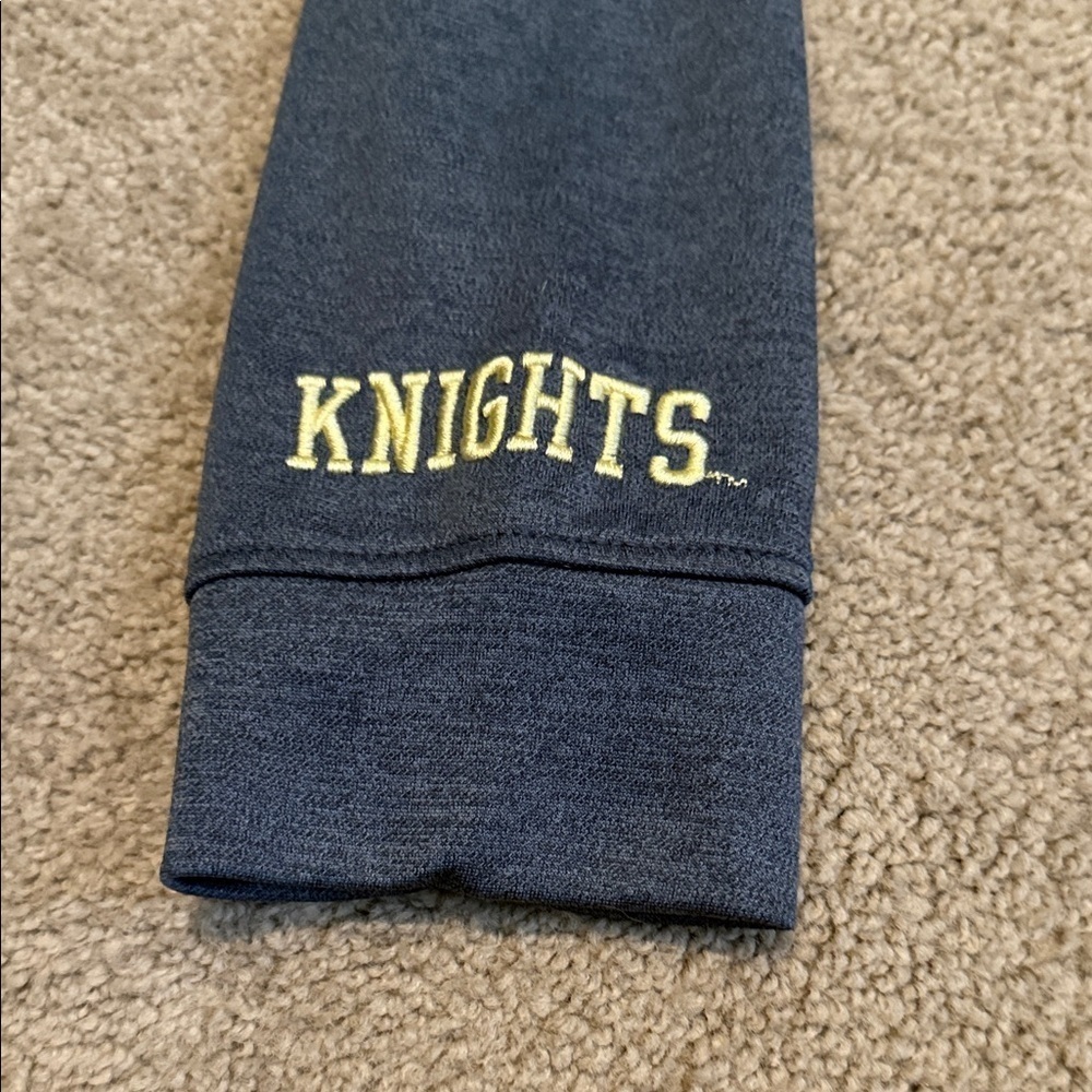 Men's UCF Knights Gray Quarter-Zip Pull Over - Picture 3 of 6